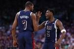 FIBA的神！杜兰特平躺压哨命中 上半场8投全中三分5中5爆砍21分